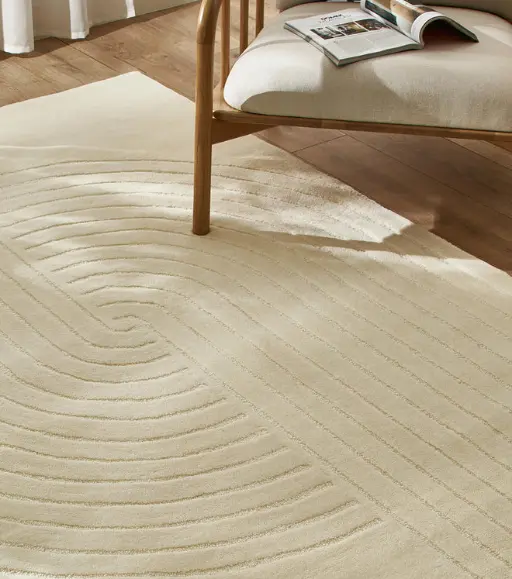 hand tufted carpet in india for living room rugs, bedroom, dining room in white color