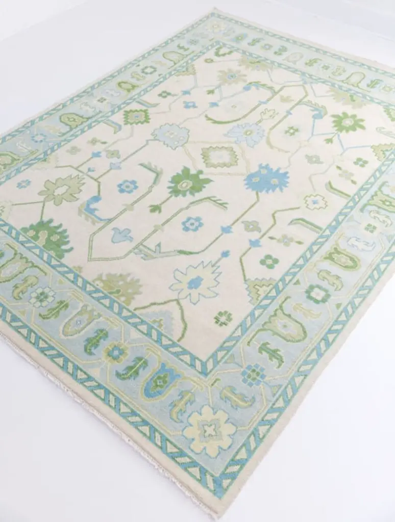 Turkish Oushak Area Rugs for Large Living Room Rugs for Bedroom, Dining Room Rugs | Oushak Rugs 8 x 10